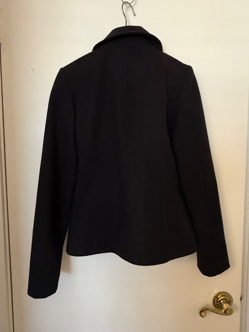 DKNY Women’s ruffles trims coat - Picture 2 of 9